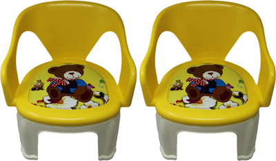 

Blubud Combo Plastic and POP N up/Squeeze Strong Durable Baby Chair with Music (Yellow)(Yellow)