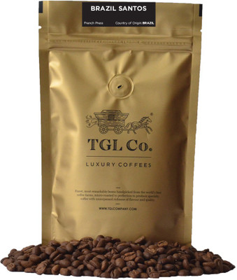 

TGL Co. Brazil Santos French Press Coarse Coffee Grind Roast & Ground Coffee(100 g)