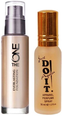 

Oriflame Sweden The ONE EverLasting Foundation (FAIR NUDE) 30 ml do it perfume 30 ml(Set of 2)