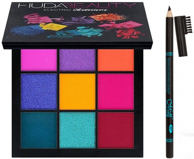 

Huda Beauty Liquid Mattee EYE SHADOW MULTI COLORED PACK WITH PERFECT LOOK EYE BROW EFFECT LESS PENCIL(Set of 36)