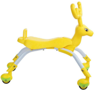

Webby Ride On Sport Glide Deer Scooter, Yellow(Yellow)