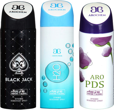

Arochem B-268 DEODORANT SPRAY NO ALCOHOL PURE PERFUME DYNAMIC BODY SPRAY Deodorant Spray Deodorant Spray - For Men & Women(200 ml, Pack of 3)