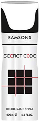 

RAMSONS SECRET CODE DEODRANT BODY SPRAY 200ml Deodorant Spray - For Men & Women(200 ml)