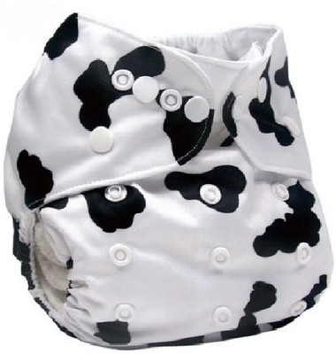 

Triple B Reusable Baby Washable Cloth Diaper Nappies / Reusable Cover Diaper (Without Insert Pad) - Cow - L