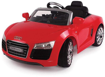 

Sunshine Gifting Licensed Audi R8 12V 2WD Battery Powered Ride-On Toy Remote Control Modes Vehicle with Headlights, MP3, Music, Adjustable Speed for Kids (Red Car Battery Operated Ride On(Red), Multicolor