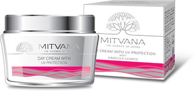 

mitvana Day Cream With UV Protection 50g with Hibiscus & Licorice(50 g)