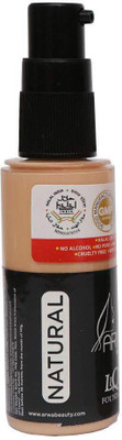 

Arwa Beauty Micro-Fine Creamy Texture No Caking Liquid Foundation for Fair to Light Fair Skin Tone - Natural 02 30ml Foundation(n/a)