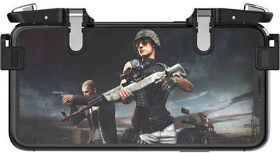 

Clairbell QLV_579Q PUBG Trigger all smart phone compatible Sensitive Shoot/aim Buttons L1 R1 Trigger Mobile Game Controller ||compatible with all android & IOS smart phone Gaming Accessory Kit(Multicolor, For Android)