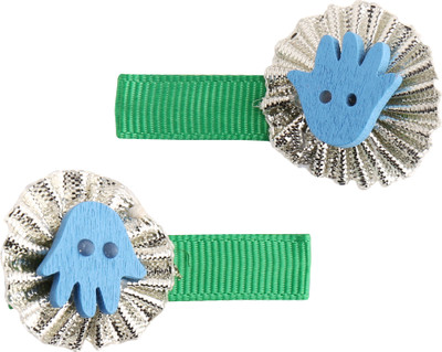 

NeedyBee Ethnic Clip for Girls Hair Clip(Blue)