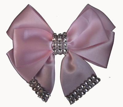 

PeachCherry SATIN BOW Hair Clip(Pink)
