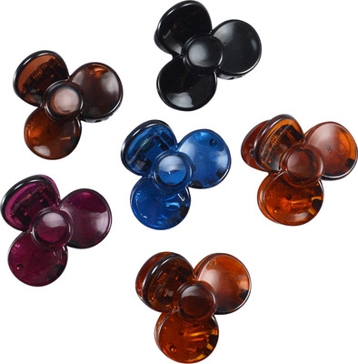 

Saamarth Impex Small Flower Design Girls & Woman Dailywear Hair Clips Trendy Multicolor Hair Accessories Set Of 6 Piece Hair Clip(Multicolor)