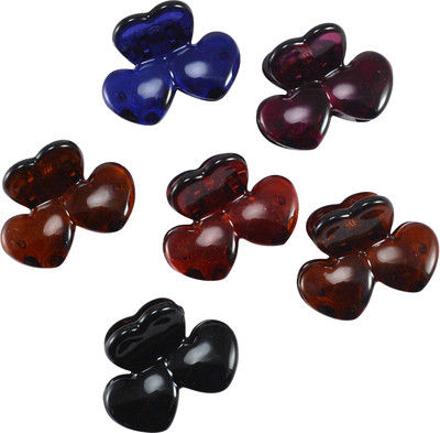 

Saamarth Impex Pony Tail Hair Accessories Small Multicolor Hair Clips girls Flower Design 6 Piece Set Hair Clip(Multicolor)