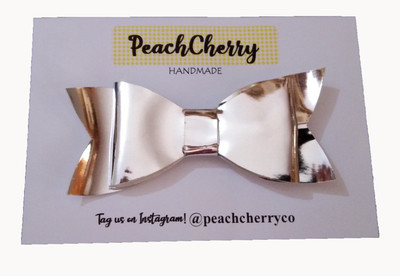 

PeachCherry Mirror Finish Silver Hair Clip Large 4.5 inches Hair Clip(Silver)