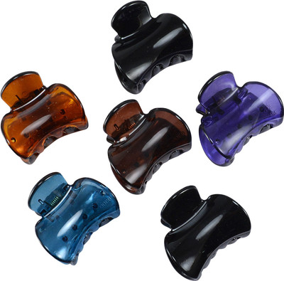 

Saamarth Impex Trendy Multicolor Hair Accessories Girls & Woman Dailywear Hair Clips Set Of 6 Piece Hair Clip(Multicolor)