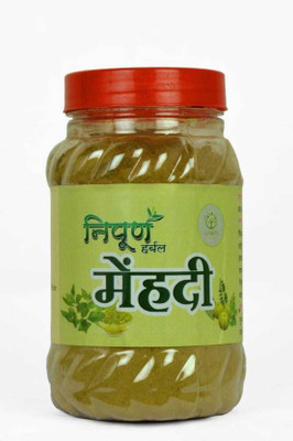 

Nipurn Herbal Pure Mehendi Henna Powder (300g) Hair Color(Green)