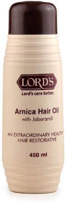 

Lord's Arnica Hair Oil With Jaborandi (450 ml, Pack of 1) Hair Oil(450 ml)
