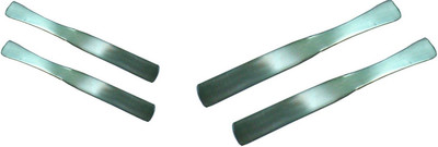 

Shopfleet 4 Pc Reusable Steel Waxing Knife Strips(4 Strips, Set of 4)