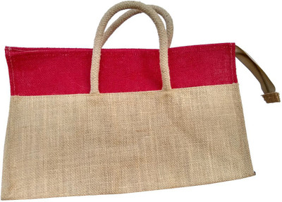Ajanta Tote(Beige, Red)