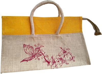 

Ajanta Tote(Beige, Yellow)