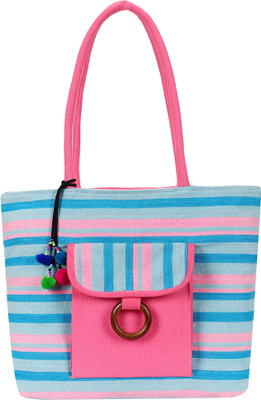 

Anekaant Tote(Pink, Blue), Blue;pink