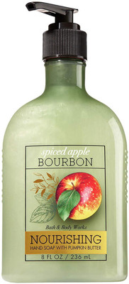 

Bath & Body Works ~ Spiced Apple Bourbon ~ Nourishing Hand Soap with Pumpkin Butter ~ 8 fl oz ~ Fall 2017(236 ml, Pump Dispenser)