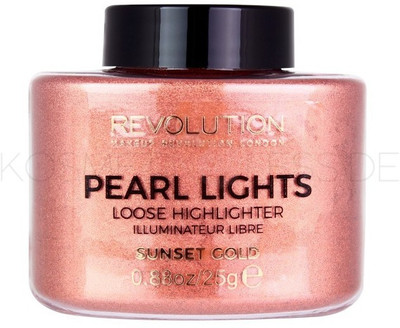 

Makeup Revolution Pearl Lights Loose Highlighter(Sunset Gold)