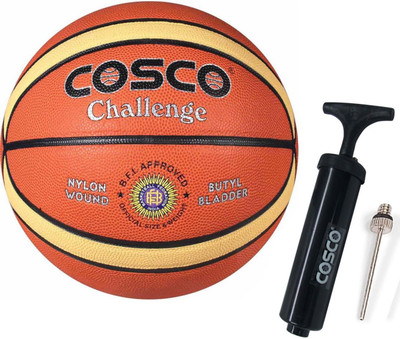 

Cosco Challenge Basketball ( Size- 5) With Basketball Pump Basketball Kit