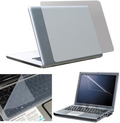 

JRONIX White Skin 3 in 1 Laptop Skin Pack With Screen Guard & Key Protector Combo Set (White) 15.6 Combo Set(White)