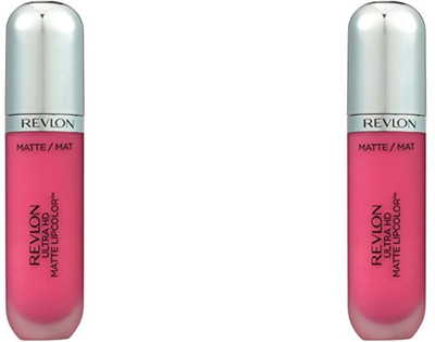 

Revlon ULTRA HD MATTE LIP COLOR HD TEMPTATION PACK OF 2(11.8 ml, HD TEMPTATION)