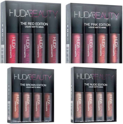 

huda Red PInk Nude Brown(Multicolor)