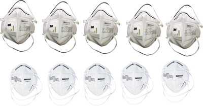 

3M Particulate Respirator 9004IN with 9004V White (Pack of 5) Mask and Respirator