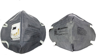 

3M Particulate Respirator 9000ing And 9004GV Grey (Pack of 1) Mask and Respirator