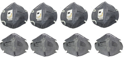 

3M Particulate Respirator 9000ing And 9004GV Grey (Pack of 4) Mask and Respirator
