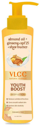 

VLCC Body lotion_ Spf 25 (P+++)_ Almond oil _shea butter _Youth Boost Body Lotion, 400ml(400 ml)
