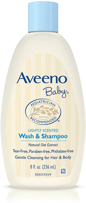

Aveeno Baby Wash & Shampoo For Hair & Body, Tear-Free, 8 oz(236 ml)