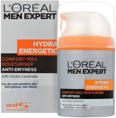 

L'Oreal Men Expert Hydra Energetic Comfort Max Moisturiser For Anti-Dryness(50 ml)