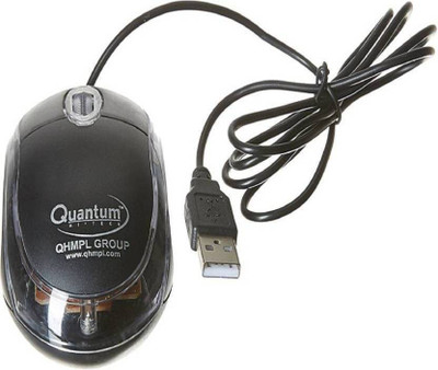 

Quantum QHMPL 222 Mouse Wired Optical Gaming Mouse(USB 2.0, Black)