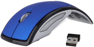 

TecMac New Folding Mini Mouse Wireless Optical Gaming Mouse(2.4GHz Wireless, Blue)