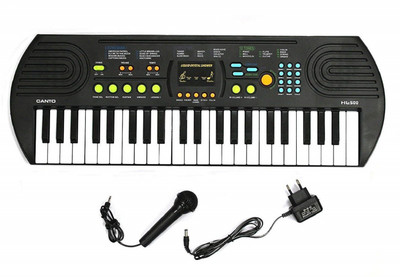 

Nightstar 44Keys Electronic Keyboard with Microphone Piano (Min. Age 5 yrs)(Black, White)