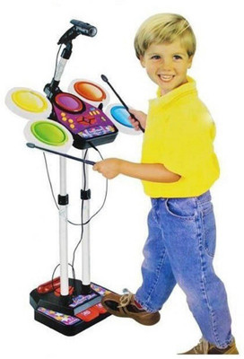 

Nightstar Electronic Junior Musical Drum Beat Set (Min. Age 3 yrs)(Multicolor)