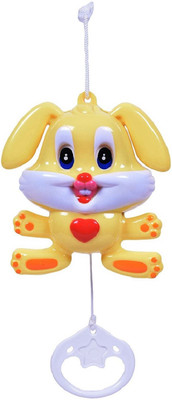 

Nightstar Cradle Hanger Bell Musical Dancing Rabbit with Sweet Sound (Min. Age 10 Month)(Yellow)