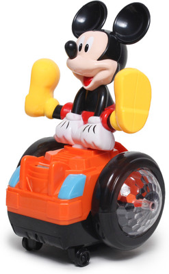 

Joanna MICKY MOUSE BALANCING CARTOON CAR WITH MUSIC & CRYSTAL BALL LIGHTS(Multicolor)