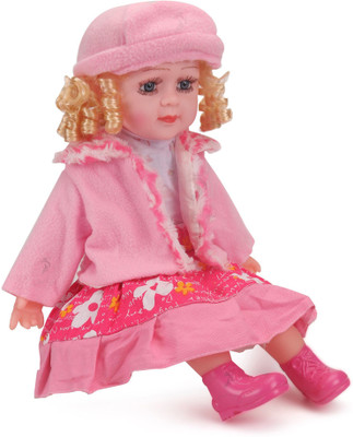 

Stylo Stuffed Soft Plush Toy Girl Doll Singing Doll(Multicolor)