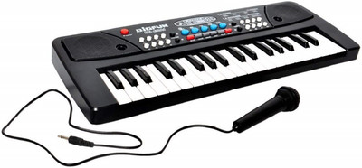 

Nightstar 37Keys Electronic Keyboard with Microphone Piano (Min. Age 5 yrs)(Black, White)