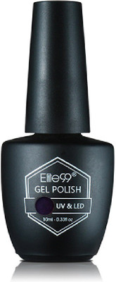 

Elite99 10MLUV Gel Nail Polish LED Lamp Gel Lacquer Gel Polish Pure Colors Semi Permanent Gel Varnish Nail Primer 1339-Dark Purple
