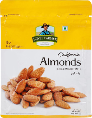 Jewel Farmer Almonds (250 g ) Almonds(250 g, Pouch)