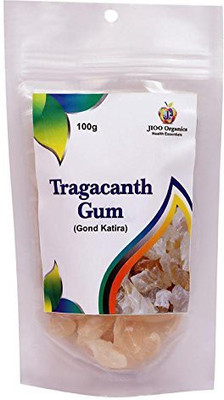

Jioo Organics Tragacanth Gum,Gond Katira, Gound Kathila_Pack Of 100 gJigarthanda Dried Gum(100 g, Pouch)