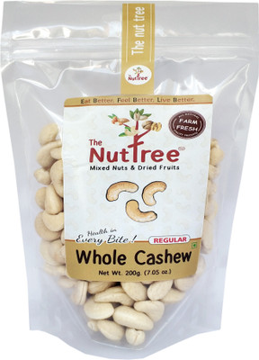 

The Nut Tree 100% Natural Fresh Whole Kaju Cashews(200 g, Pouch)