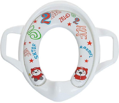 

SYGA Baby Potty Seat Child Toilet Training Seat Pedestal Cushion Pad Ring Baby Toilet Seat (White) Potty Seat(White)