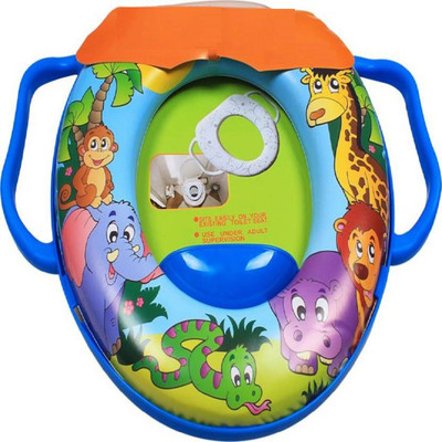 

Chote Janab Soft Cushioned with Support Handles Potty Seat(Multicolor)